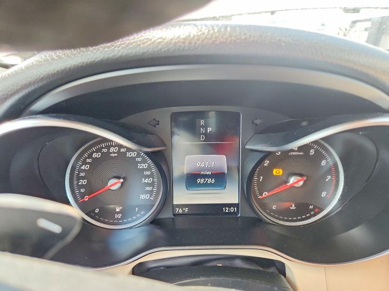 2019 Mercedes-benz VIN WDC0G4KB8KF575135 COPART salvage auction — REAR END, Tx - Salvage Vehicle Title, sold $6,500 on 2026-07-06 (photo 9)