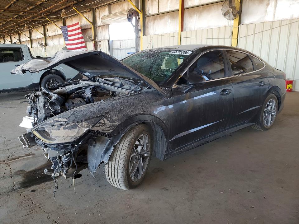 2021 Hyundai Sonata VIN KMHL64JA9MA166734 COPART salvage auction — FRONT END, Az - Cert Of Title-Previous Salvage, sold $1,350 on 2026-07-29 (photo 1)
