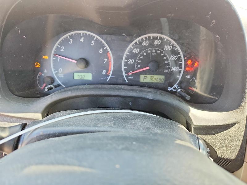 2009 Toyota Corolla VIN 1NXBU40E49Z007471 COPART salvage auction — FRONT END, Ut - Salvage Certificate, sold $1,300 on 2026-07-10 (photo 9)