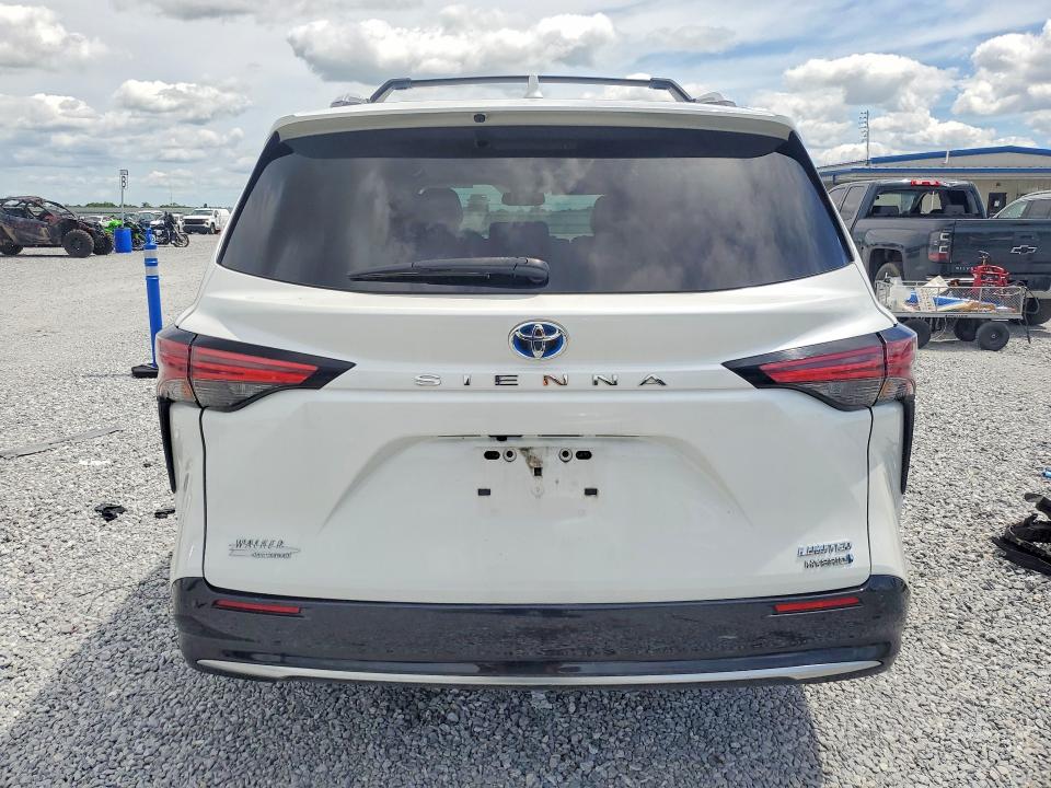 2022 Toyota Sienna VIN 5TDZRKEC8NS074931 COPART salvage auction — FRONT END, Mi - Cert Of Title-Salvage Vehicle, sold $15,700 on 2026-07-06 (photo 6)