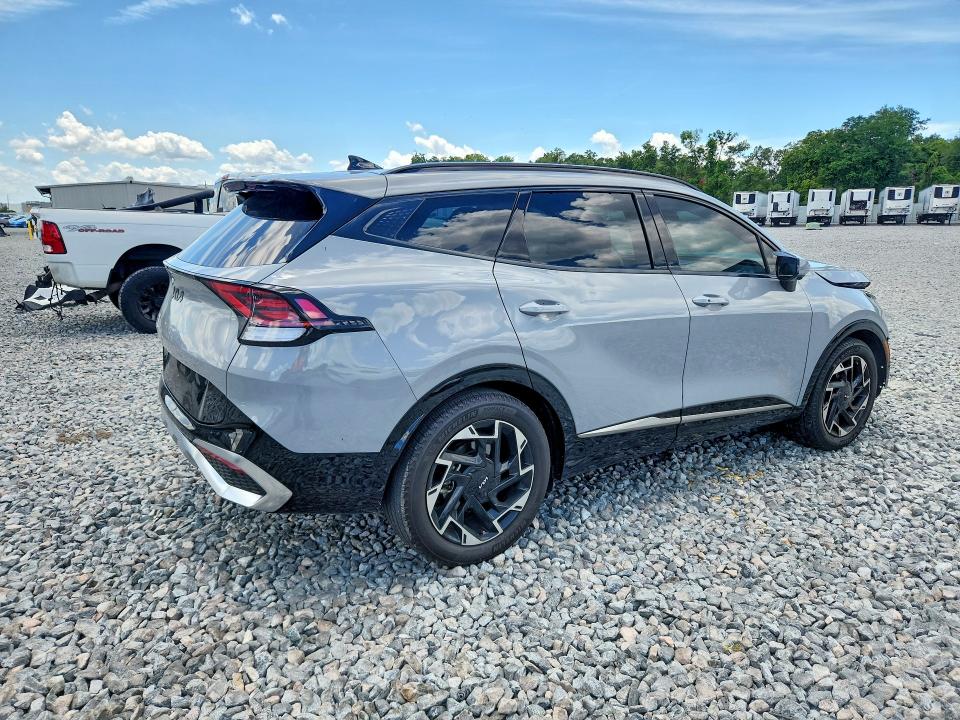 2024 Kia Sportage VIN 5XYK53DFXRG191587 COPART salvage auction — FRONT END, Fl - Cert Of Title Slvg Rebuildable, sold $2,800 on 2026-07-27 (photo 3)