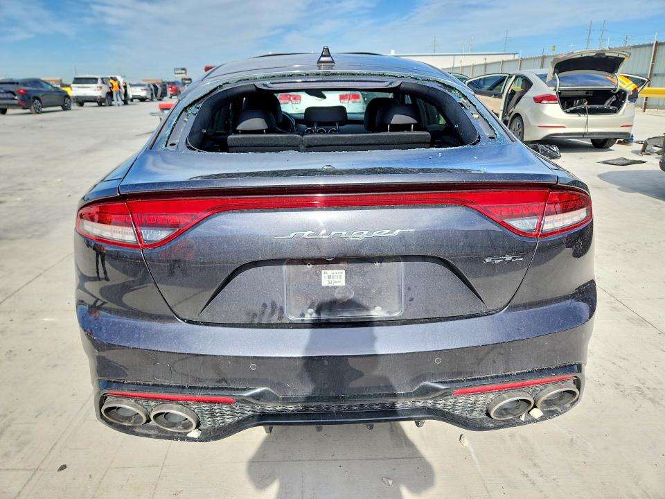 2022 Kia VIN KNAE35LD4N6119258 COPART salvage auction — HAIL, Tx - Certificate Of Title, sold $3,500 on 2026-07-24 (photo 6)