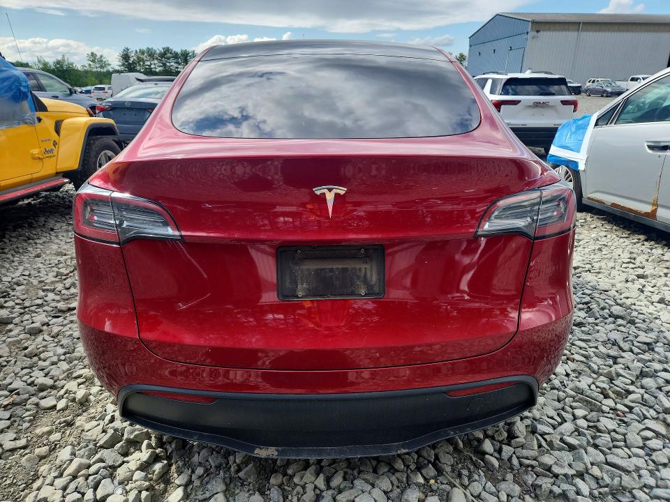 2024 Tesla Model y VIN 7SAYGDEDXRF046387 COPART salvage auction — FRONT END, Nj - Cert Of Title-Salvage, sold $8,400 on 2026-07-13 (photo 6)