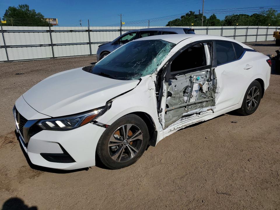 2020 Nissan Sentra VIN 3N1AB8CV5LY274246 COPART salvage auction — SIDE, FL - CERTIFICATE OF DESTRUCTION, sold $1,350 on 2026-07-02 (photo 1)