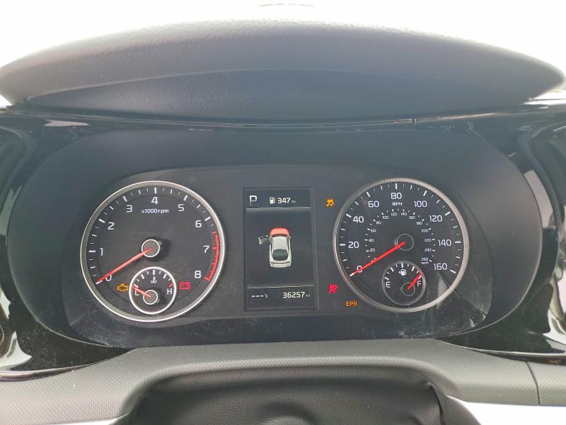 2022 Kia K5 VIN 5XXG24J26NG123761 COPART salvage auction — FRONT END, Il - Salvage Certificate, sold $1,050 on 2026-07-29 (photo 9)