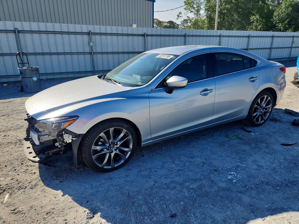 2017 Mazda 6 VIN JM1GL1W58H1149583 COPART salvage auction — FRONT END, Nc - Salvage Certificate Of Title, sold $4,450 on 2026-07-13 (photo 1)