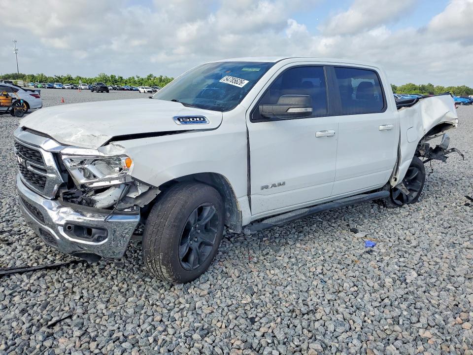 2022 Ram 1500 VIN 1C6RREFG5NN178051 COPART salvage auction — REAR END, Fl - Certificate Of Destruction, sold $4,550 on 2026-07-02 (photo 1)