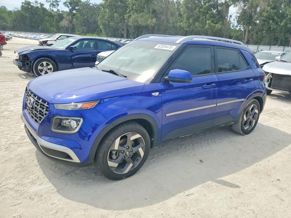 2022 Hyundai Venue VIN KMHRC8A39NU190768 COPART salvage auction — REAR END, Fl - Cert Of Title Slvg Rebuildable, sold $275 on 2026-07-21 (photo 1)