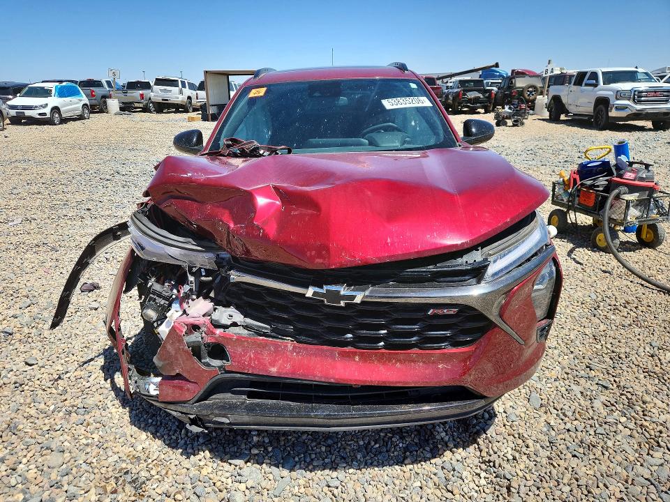 2025 Chevrolet Trax VIN KL77LJEP0SC201977 COPART salvage auction — FRONT END, Nm - Cert Of Title-Salvage, sold $100 on 2026-07-28 (photo 5)