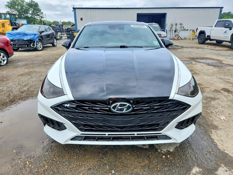 2021 Hyundai Sonata VIN 5NPEK4JC6MH115694 COPART salvage auction — SIDE, La - Cert Of Title-Salvage, sold $7,500 on 2026-07-02 (photo 5)