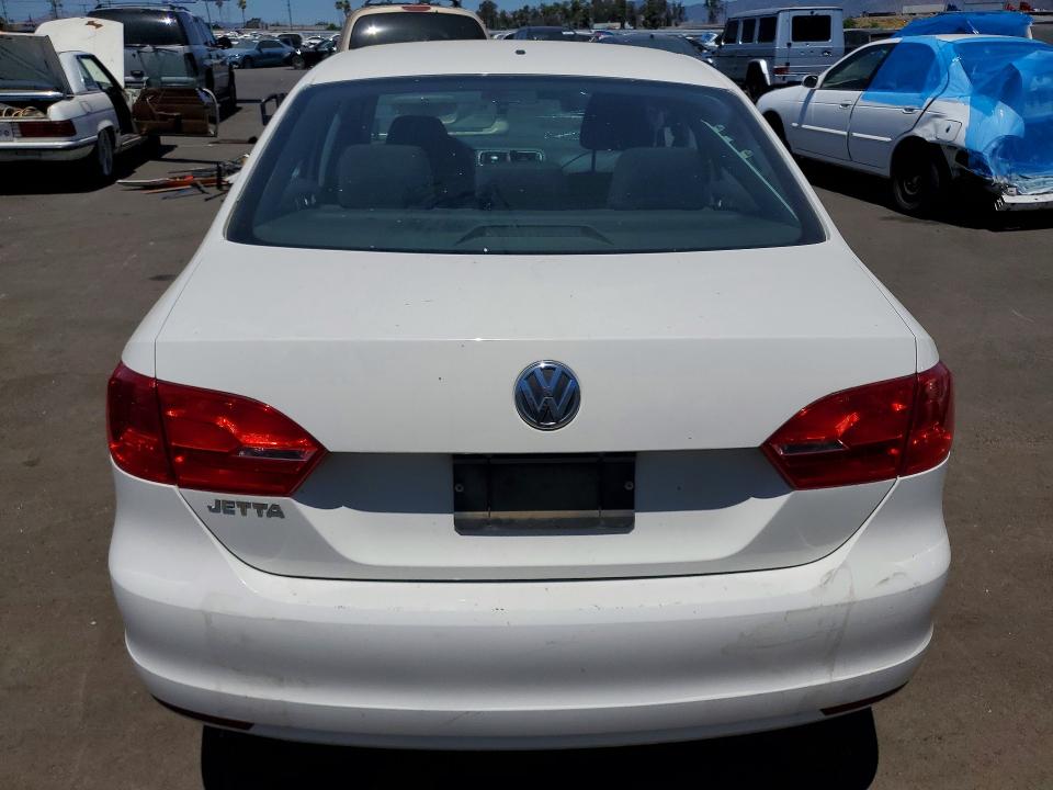 2011 Volkswagen Jetta VIN 3VW1K7AJ3BM027592 COPART salvage auction — FRONT END, Ca - Salvage Certificate, sold $300 on 2026-07-29 (photo 6)