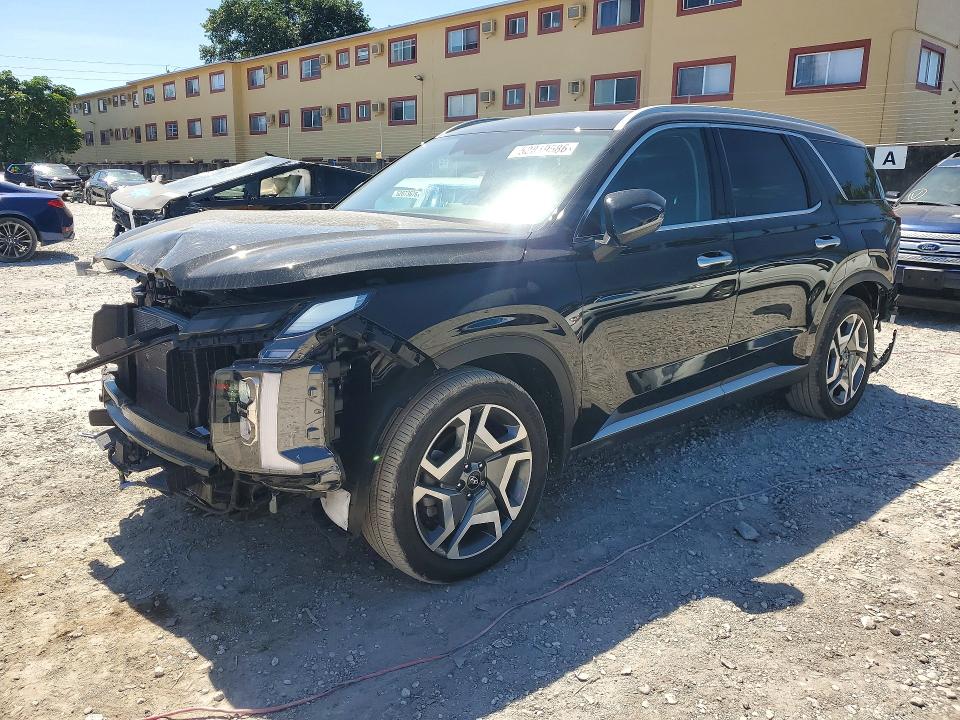 2025 Hyundai Palisade VIN KM8R44GE7SU937276 COPART salvage auction — FRONT END, Id - Salvage Certificate Of Title, sold $9,500 on 2026-07-13 (photo 1)