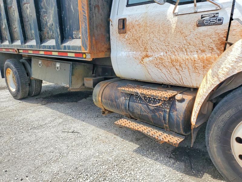 2007 Ford F-650 VIN 3FRNF65ZX7V405995 COPART salvage auction — SIDE, Il - Certificate Of Title, sold $11,800 on 2026-07-27 (photo 9)