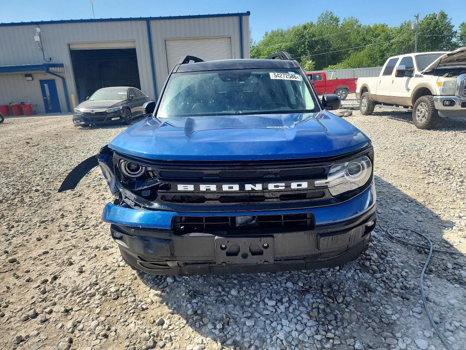 2023 Ford Bronco VIN 3FMCR9C63PRD47643 COPART salvage auction — FRONT END, Mi - Certificate Of Title, sold $9,800 on 2026-07-30 (photo 5)