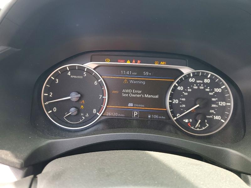 2025 Nissan Altima VIN 1N4BL4DW0SN370186 COPART salvage auction — FRONT END, Fl - Dlr Only Salvage/Rebuildable (P), sold $3,700 on 2026-07-09 (photo 9)