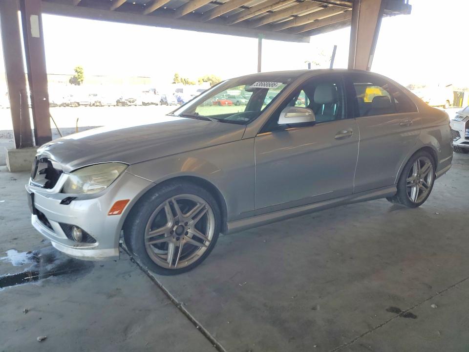 2008 Mercedes-benz C-klasse VIN WDDGF56X78F056059 COPART salvage auction — FRONT END, Ca - Salvage Certificate, sold $150 on 2026-07-13 (photo 1)