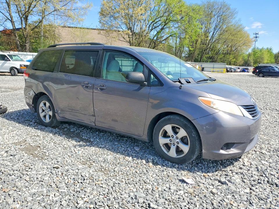 2011 Toyota Sienna VIN 5TDKK3DC0BS112998 COPART salvage auction — SIDE, Ma - Cert Of Title-Reconstrctd Coll, sold $500 on 2026-07-22 (photo 4)