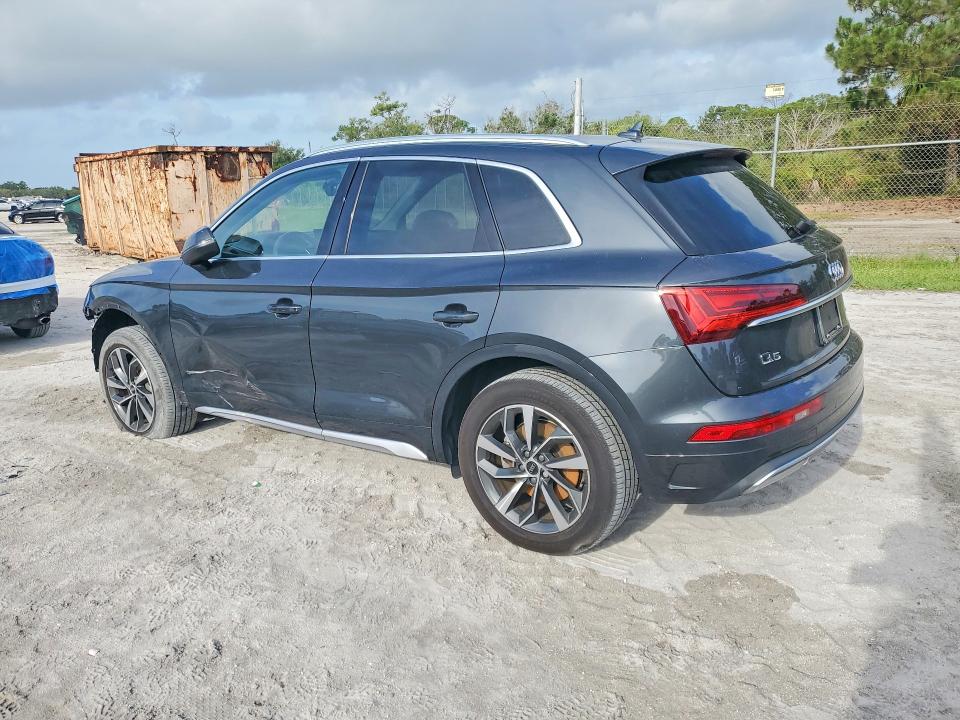 2021 Audi Q5 VIN WA1AAAFY7M2099778 COPART salvage auction — FRONT END, Fl - Certificate Of Destruction, sold $9,800 on 2026-07-08 (photo 2)