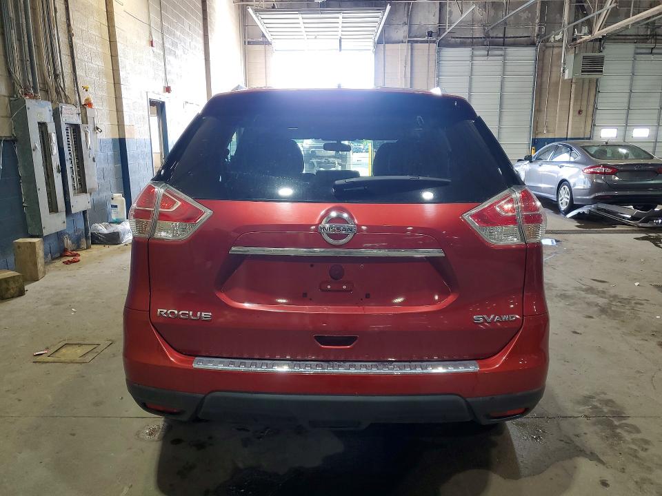 2015 Nissan Rogue VIN KNMAT2MV1FP509382 COPART salvage auction — FRONT END, MI - CERTIFICATE OF TITLE, sold $1,450 on 2026-07-24 (photo 6)