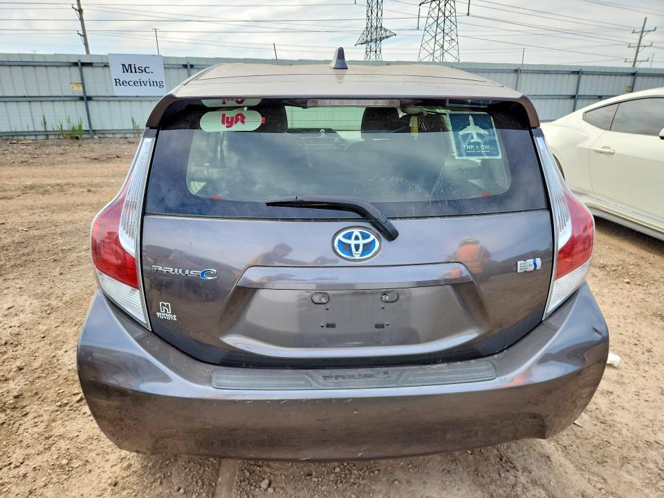 2016 Toyota Prius VIN JTDKDTB33G1130218 COPART salvage auction — FRONT END, Il - Certificate Of Title, sold $725 on 2026-07-09 (photo 6)