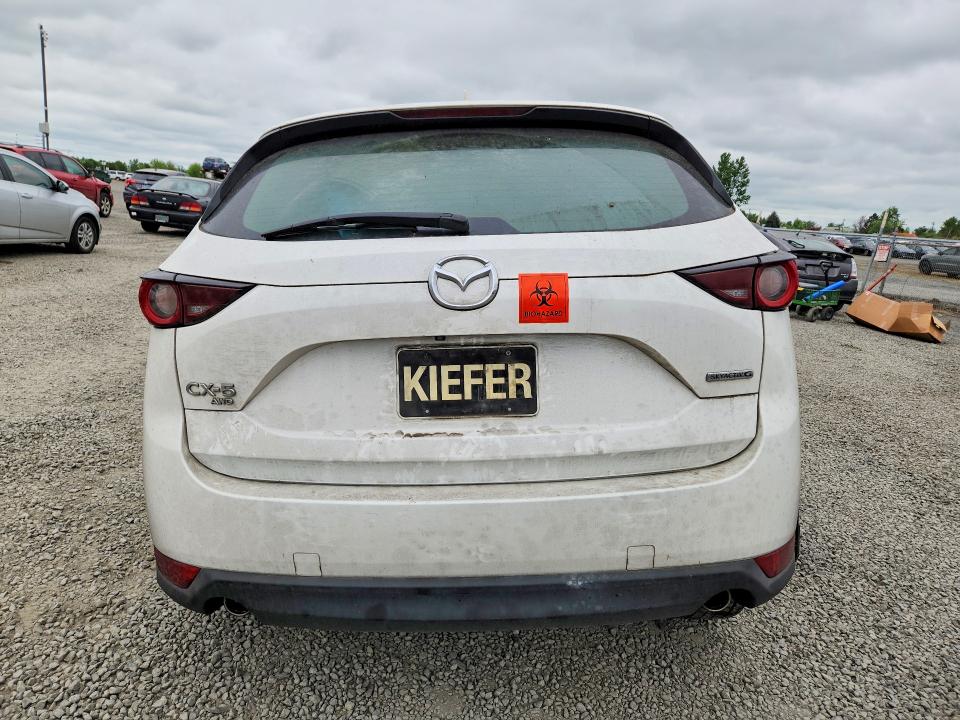 2020 Mazda VIN JM3KFBBMXL0820732 COPART salvage auction — ROLLOVER, Or - Salvage Title Certificate, sold $475 on 2026-07-14 (photo 6)