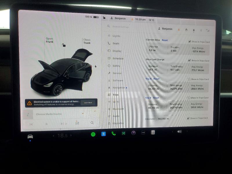 2021 Tesla Model y VIN 5YJYGAEE8MF138482 COPART salvage auction — FRONT END, CA - SALVAGE CERTIFICATE, sold $6,200 on 2026-07-13 (photo 9)