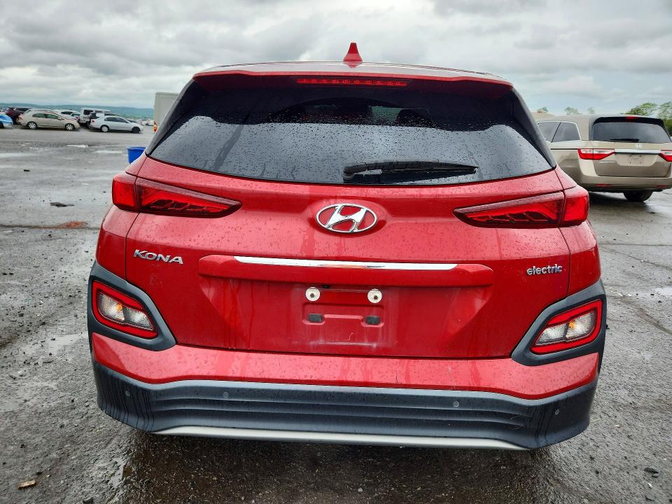 2021 Hyundai Kona VIN KM8K53AG4MU104198 COPART salvage auction — REAR END, Pa - Certificate Of Salvage, sold $8,600 on 2026-07-14 (photo 6)