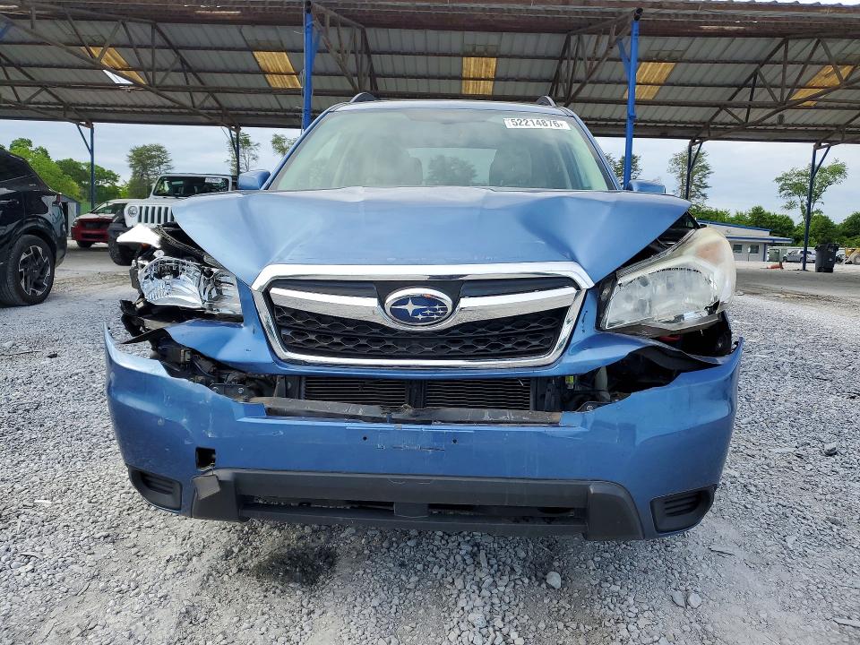 2015 Subaru Forester VIN JF2SJADC7FH427347 COPART salvage auction — FRONT END, Salvage Title, sold $375 on 2026-07-23 (photo 5)
