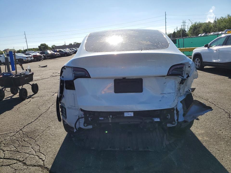 2023 Tesla Model y VIN 7SAYGDEE9PF840139 COPART salvage auction — FRONT END, Co - Salvage Title, sold $11,700 on 2026-07-16 (photo 6)