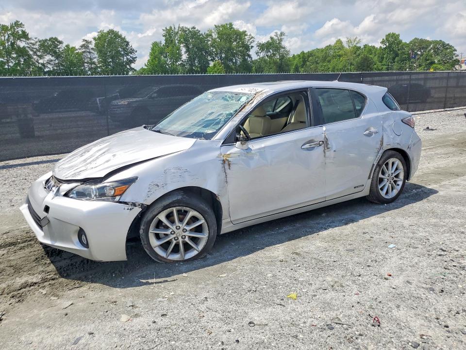 2011 Lexus Ct VIN JTHKD5BH9B2038569 COPART salvage auction — FRONT END, Sc - Cert Of Title-Salvage, sold $1,700 on 2026-07-06 (photo 1)