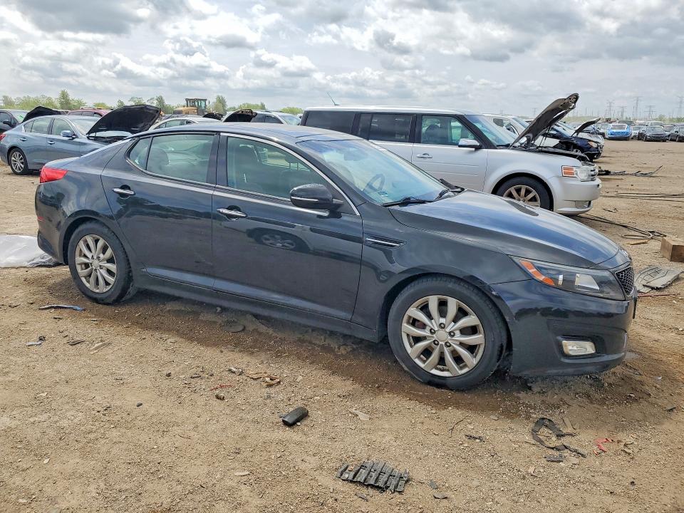 2015 Kia Optima VIN 5XXGN4A75FG501654 COPART salvage auction — SIDE, Il - Salvage Certificate, sold $250 on 2026-07-28 (photo 4)