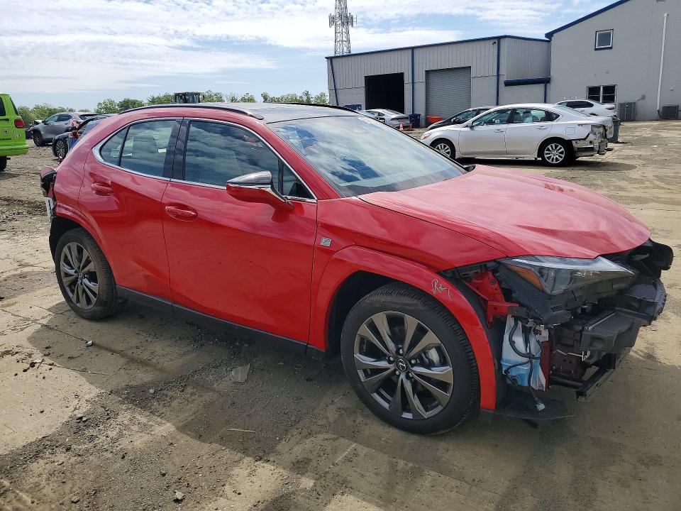 2025 Lexus Ux 300h VIN JTHUCJDH3S2010865 COPART salvage auction — FRONT END, Nj - Cert Of Title-Salvage, sold $13,000 on 2026-07-13 (photo 4)