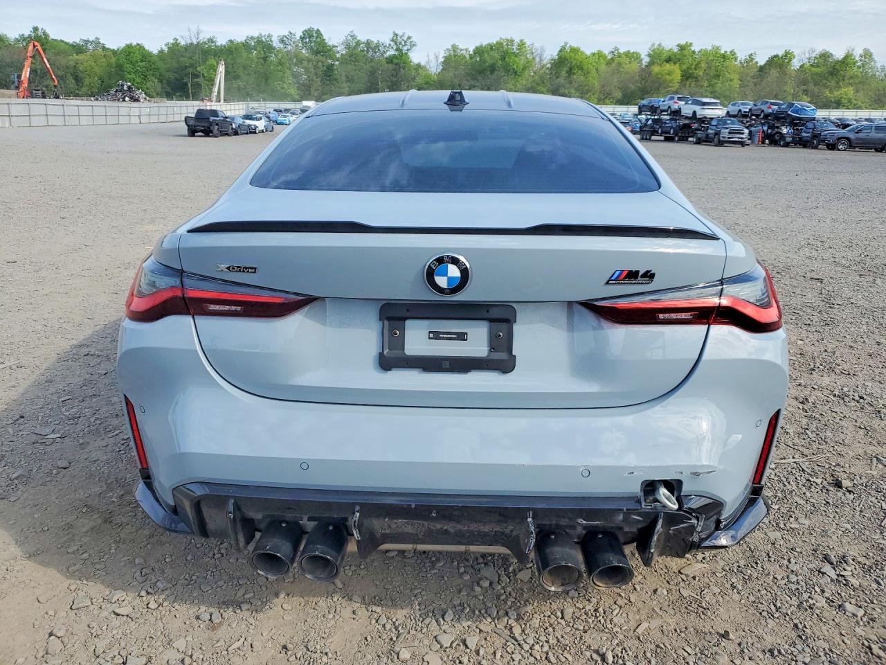 2024 BMW M4 VIN WBS43AZ0XRCN74661 COPART salvage auction — Front End, ID - SALVAGE CERTIFICATE OF TITLE, sold $37,000 on 2026-06-30 (photo 6)