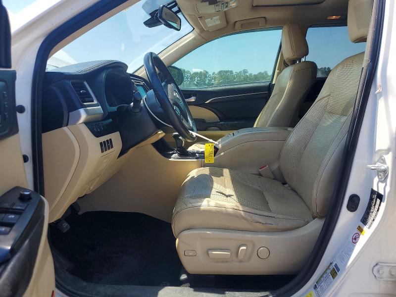 2016 Toyota Highlander VIN 5TDYKRFH0GS132052 COPART salvage auction — FRONT END, Nc - Dealer Only Clean Title (P), sold $10,300 on 2026-07-28 (photo 7)