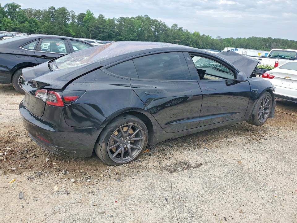 2018 Tesla Model 3 VIN 5YJ3E1EA5JF033035 COPART salvage auction — FRONT END, GA - CERTIFICATE OF TITLE, sold $450 on 2026-07-16 (photo 3)