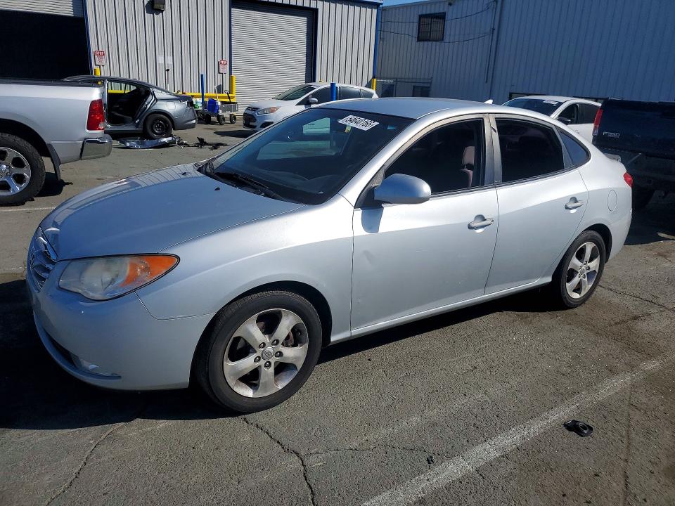 2010 Hyundai Elantra VIN KMHDU4AD2AU172616 COPART salvage auction — VANDALISM, Ca - Salvage Certificate, sold $900 on 2026-07-17 (photo 1)