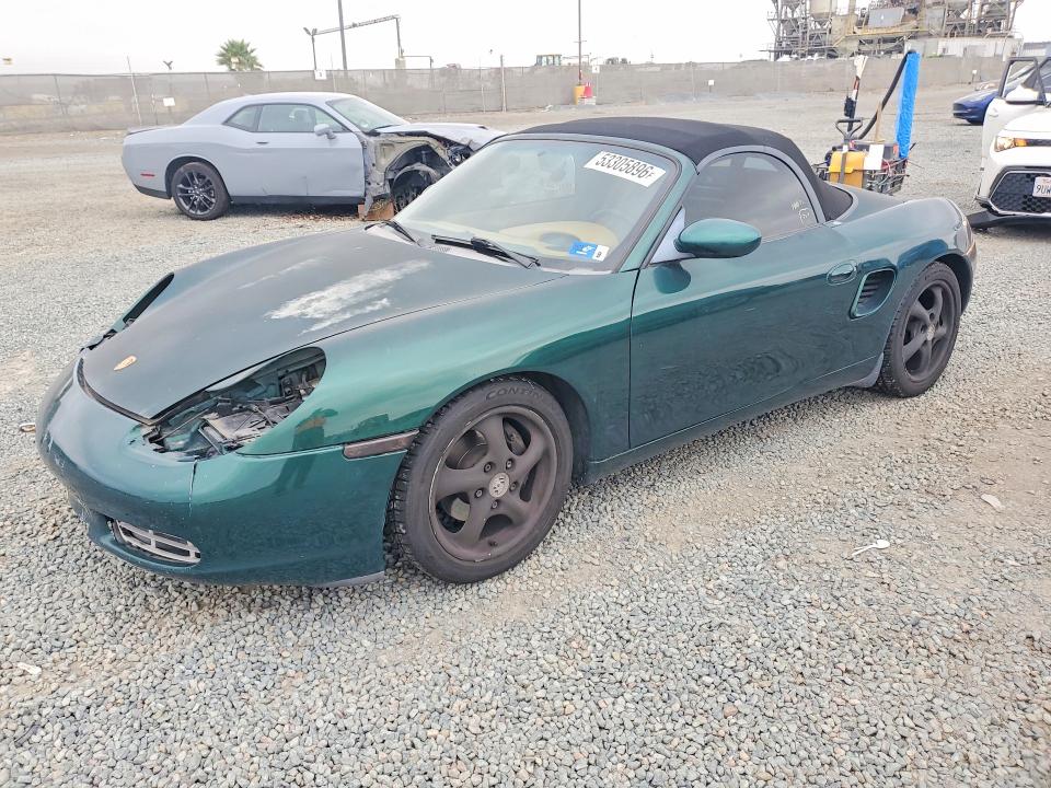 2000 Porsche Boxster VIN WP0CA2988YU624373 COPART salvage auction — REAR END, Ca - Salvage Certificate, sold $350 on 2026-07-14 (photo 1)