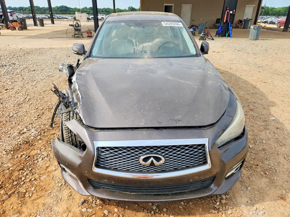 2014 Infiniti Q50 VIN JN1BV7AP6EM682481 COPART salvage auction — ALL OVER, AL - CERT OF TITLE-SALVAGE TITLE, sold $2,800 on 2026-07-08 (photo 5)