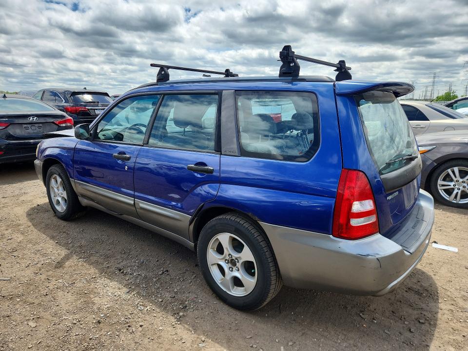 2003 Subaru Forester VIN JF1SG65643H707912 COPART salvage auction — FRONT END, Il - Salvage Certificate, sold $300 on 2026-07-07 (photo 2)
