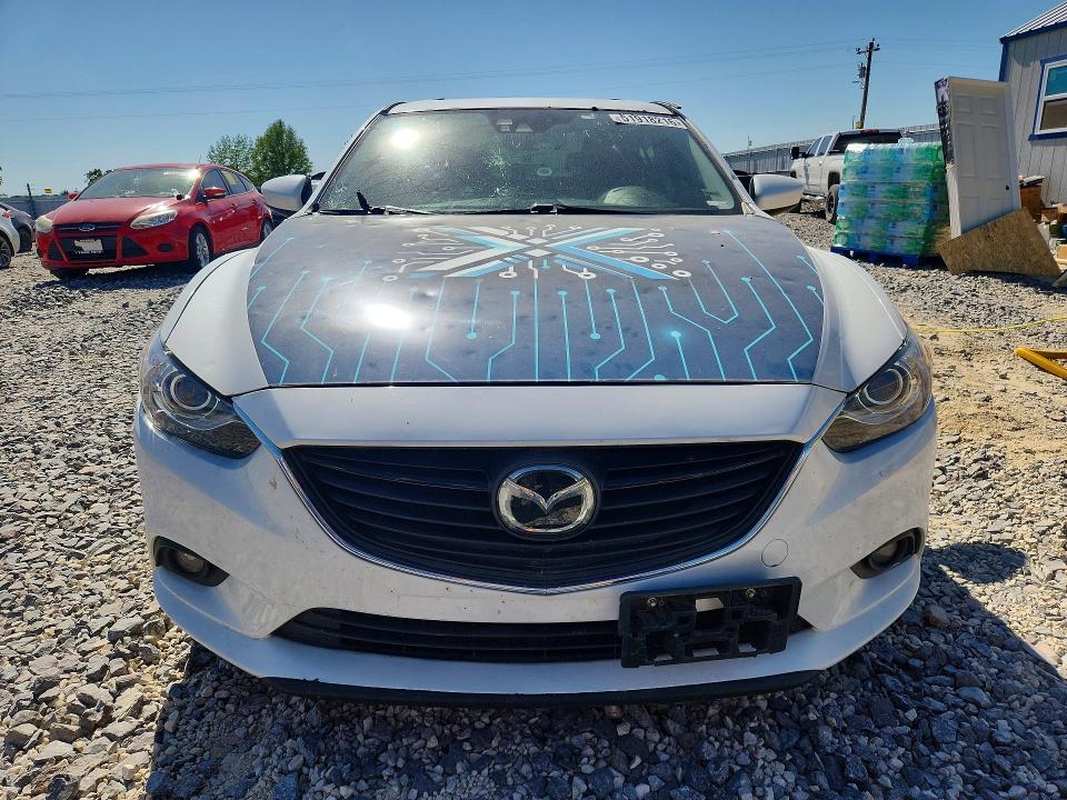 2015 Mazda 6 VIN JM1GJ1W58F1214175 COPART salvage auction — HAIL, Mo - Salvage Certificate Of Title, sold $2,300 on 2026-07-08 (photo 5)
