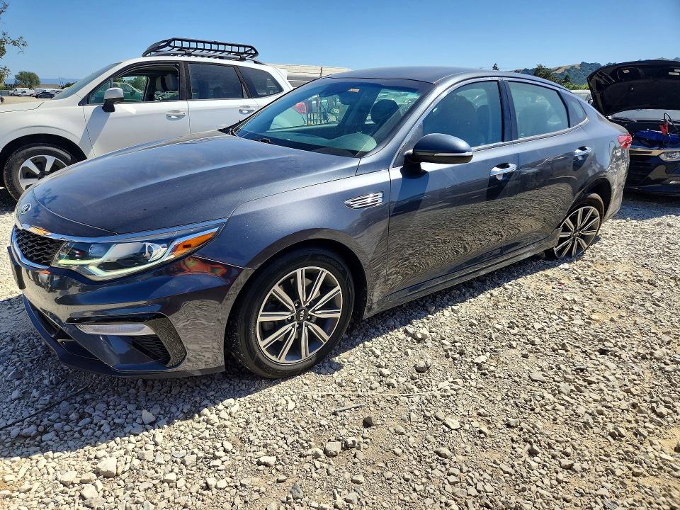 2020 Kia Optima VIN 5XXGU4L15LG408611 COPART salvage auction — REAR END, CA - SALVAGE CERTIFICATE, sold $60 on 2026-07-21 (photo 1)