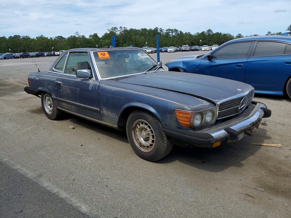 1984 Mercedes-benz 380 VIN WDBBA45A1EA011426 COPART salvage auction — MINOR DENT/SCRATCHES, Ga - Certificate Of Title (P), sold $2,750 on 2026-07-30 (photo 4)