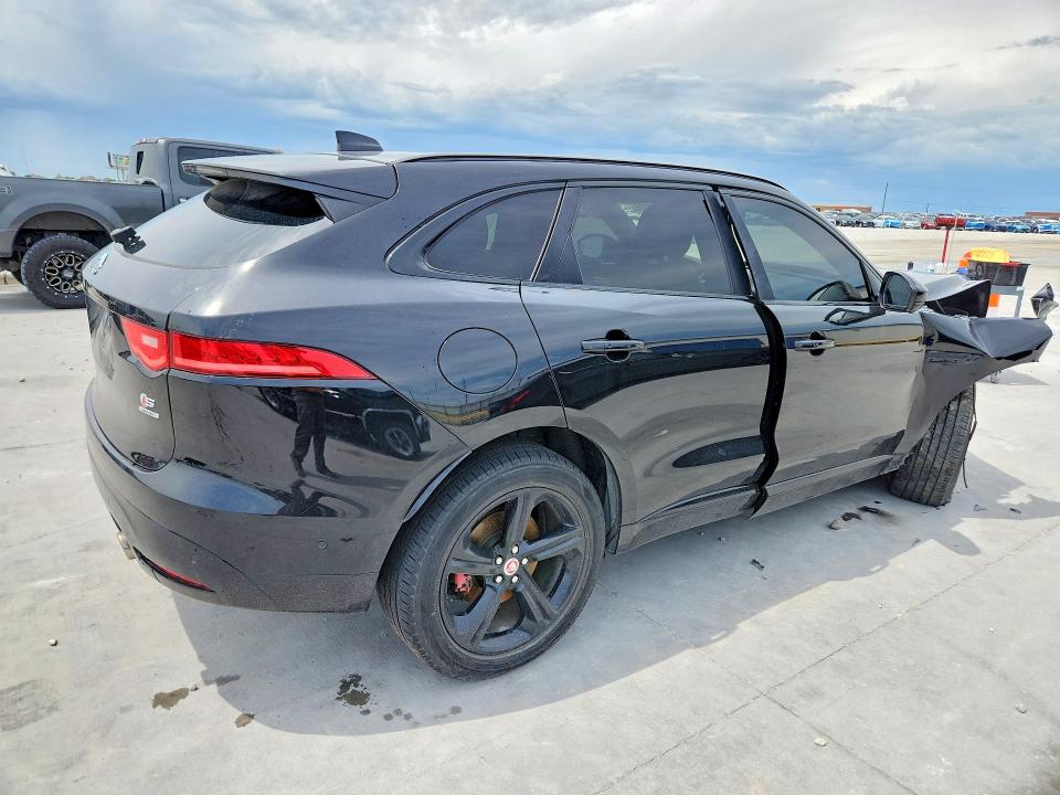 2017 Jaguar F-pace VIN SADCM2BV7HA080526 COPART salvage auction — FRONT END, Tx - Salvage Vehicle Title, sold $3,150 on 2026-07-02 (photo 3)