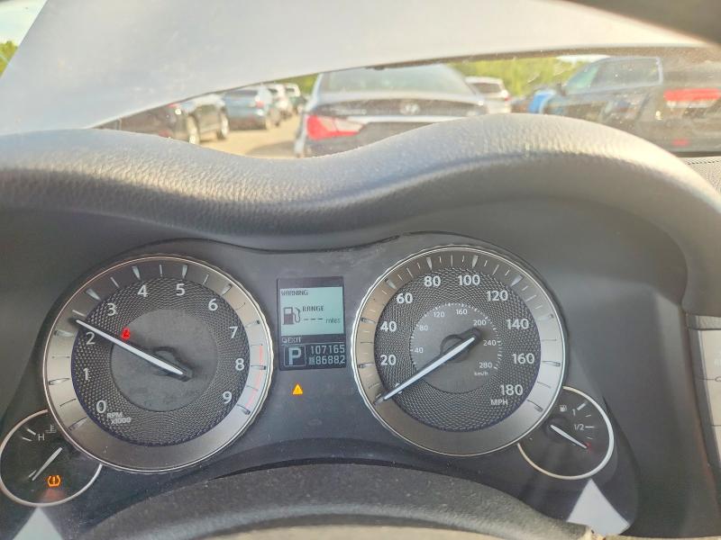 2012 Infiniti M VIN JN1BY1AR7CM394116 COPART salvage auction — FRONT END, Ma - Cert Of Title-Reconstrctd Coll, sold $1,100 on 2026-07-15 (photo 9)