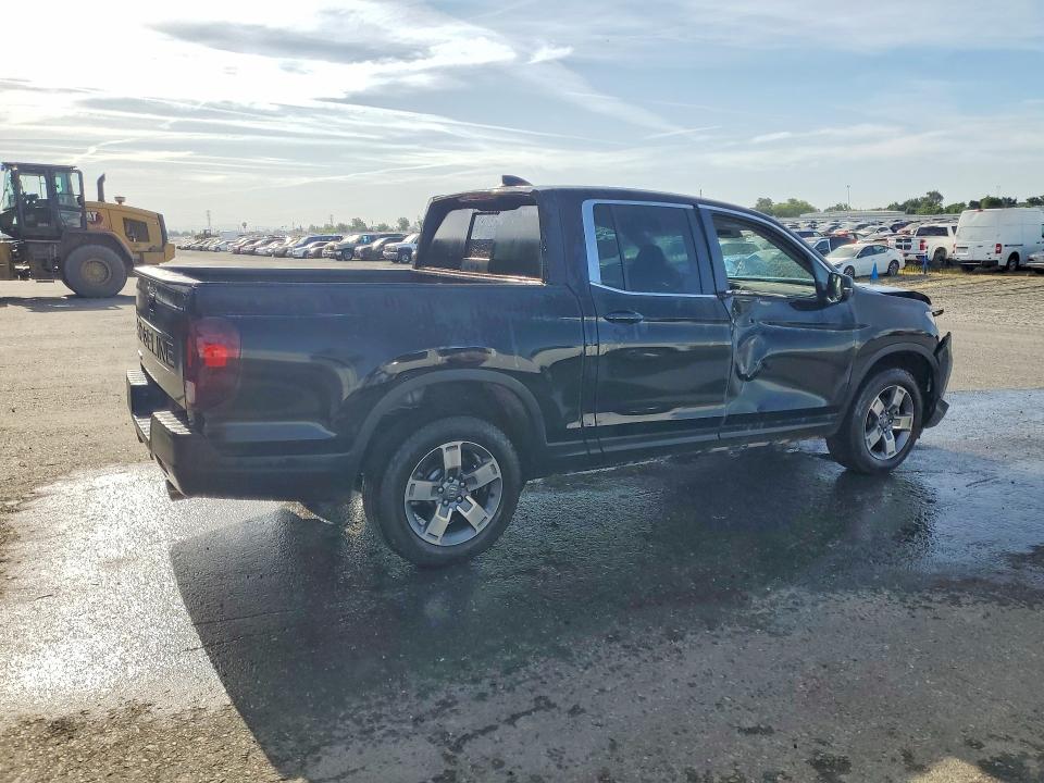 2025 Honda Ridgeline VIN 5FPYK3F57SB038628 COPART salvage auction — FRONT END, Ca - Non-Repairable Vehicle Cert, sold $6,200 on 2026-07-27 (photo 3)