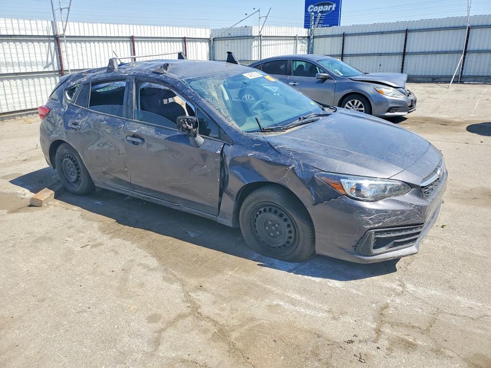2023 Subaru Impreza VIN 4S3GTAB66P3701728 COPART salvage auction — ROLLOVER, Ca - Salvage Certificate, sold $650 on 2026-07-17 (photo 4)