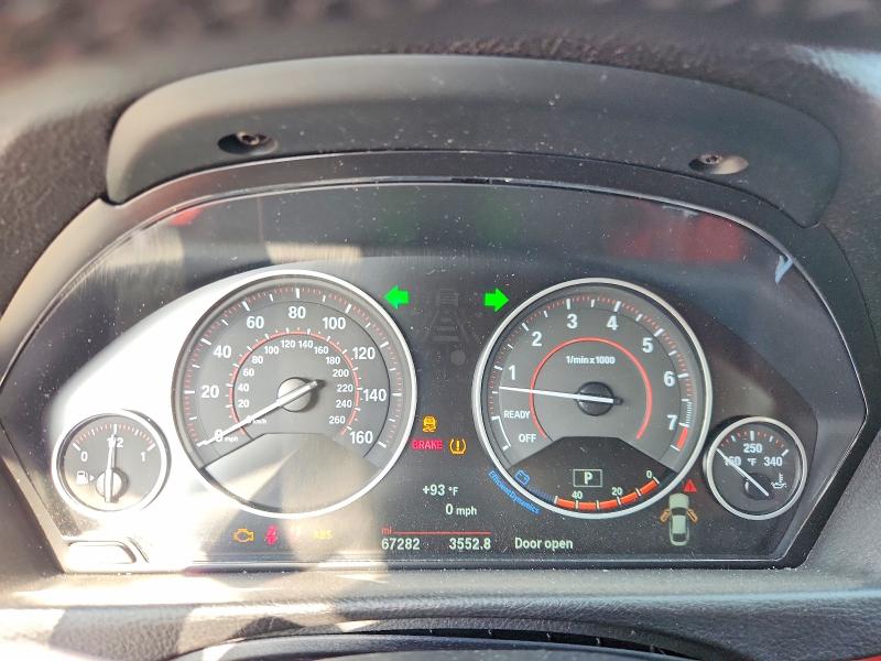 2016 BMW VIN WBA4B1C55GG241625 COPART salvage auction — FRONT END, Tx - Salvage Vehicle Title, sold $10 on 2026-07-30 (photo 9)