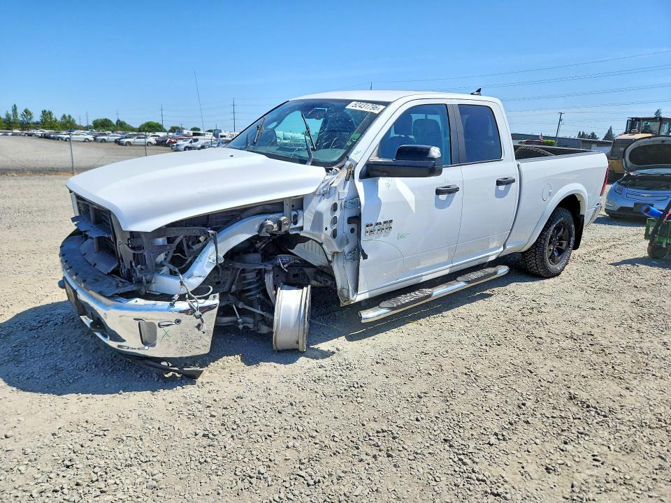 2018 Ram 1500 VIN 1C6RR7GT7JS104665 COPART salvage auction — FRONT END, Or - Salvage Title Certificate, sold $200 on 2026-07-21 (photo 1)