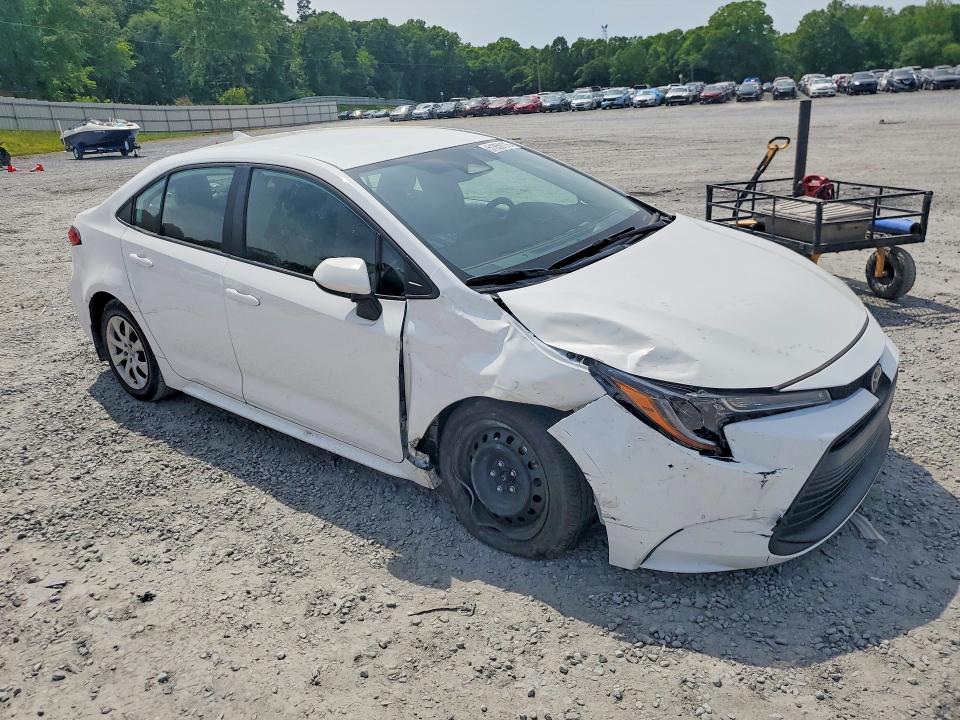2025 Toyota Corolla VIN 5YFB4MDE4SP247718 COPART salvage auction — FRONT END, Nc - Salvage Certificate Of Title, sold $8,300 on 2026-07-08 (photo 4)