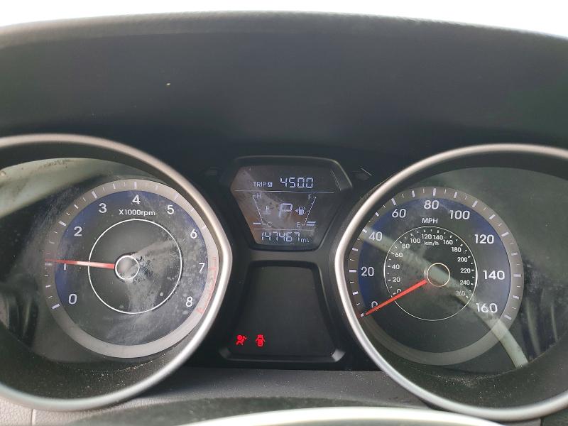2014 Hyundai Elantra VIN KMHDH4AE7EU083871 COPART salvage auction — FRONT END, Fl - Cert Of Title Slvg Rebuildable, sold $700 on 2026-07-14 (photo 9)